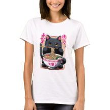 Rampe japonaise à manger noir Kitty