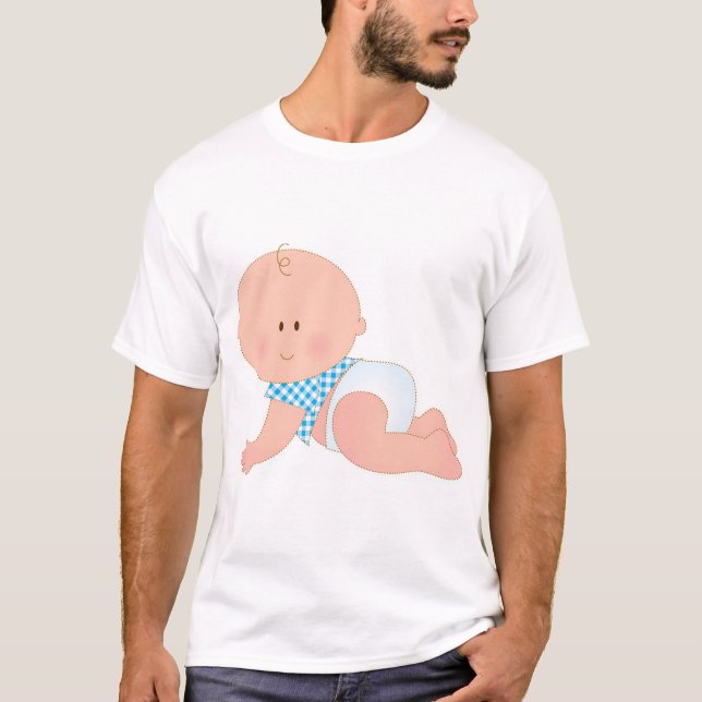 T-shirt Rampement de bébé (Devant)