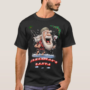 T-shirt Ramper marcher pêche sur glace mignon design d'hiv
