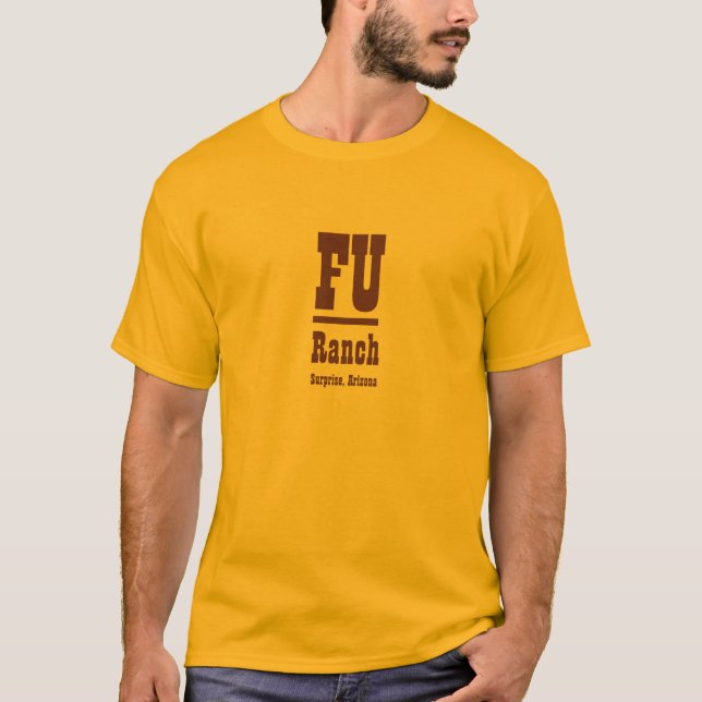 T-shirt Ranch de barre de Fu (Devant)