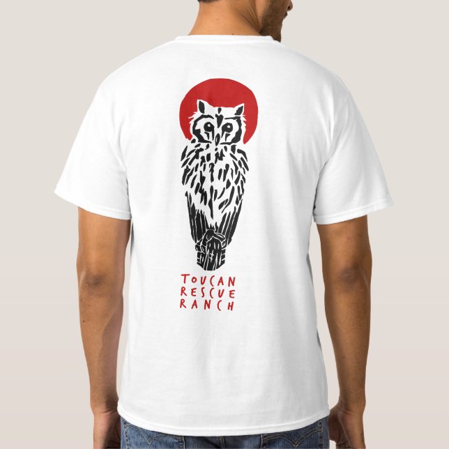 T-shirt Ranch de délivrance de toucan de Muffe et de (Dos)