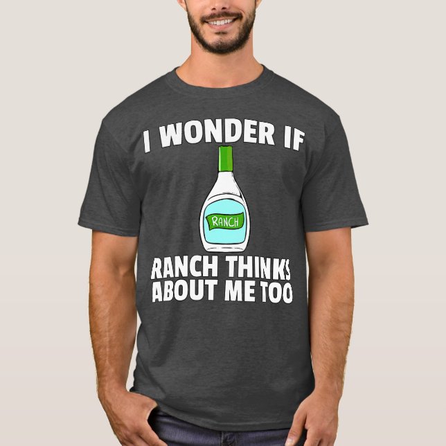 T-shirt Ranch Dressing Gift Funny Conditionnement Sauce (Devant)