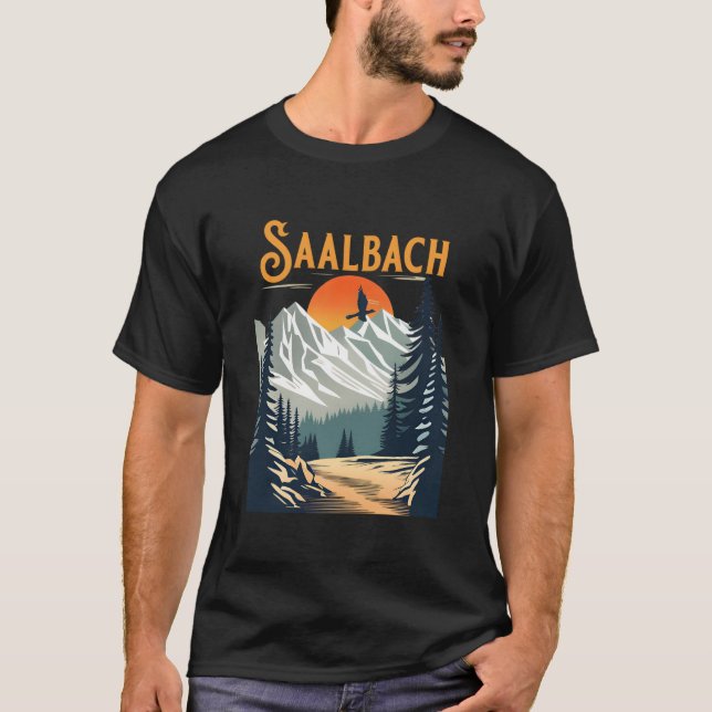 T-shirt Randonnée à Saalbach (Devant)