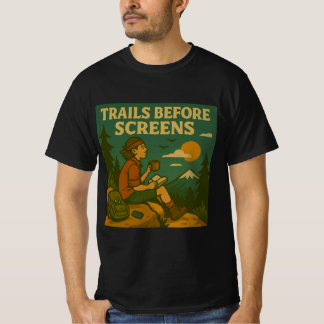 T-shirt Randonnée anti-technologie Retro