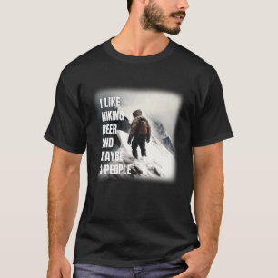 T-shirt Randonnée Bière et Randonnée Mountain randonnée Su