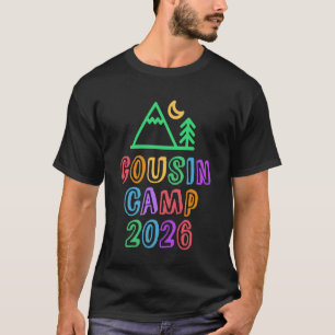 T-shirt Randonnée Camp de Cousin 2026 Voyage de Tante Vibe
