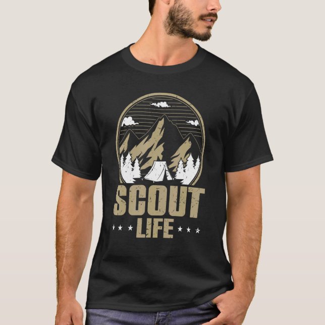 T-shirt Randonnée & Camping Scouting Scout Life (Devant)