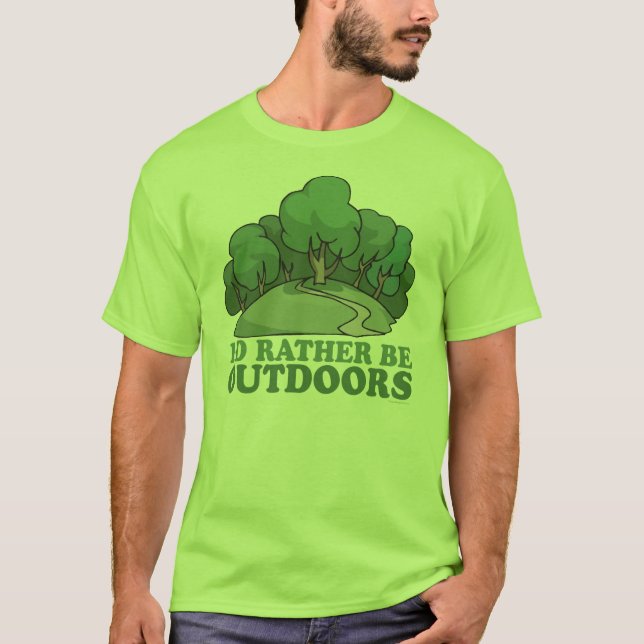 T-shirt Randonnée, Camping, Trekking, Escalade Extérieur ! (Devant)