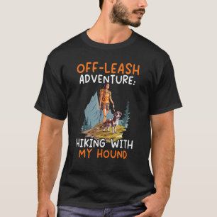 T-shirt Randonnée Chien Hiker Chien Propriétaire Mountain
