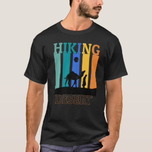 T-shirt Randonnée dans le désert Randonnée pédestre rétro 