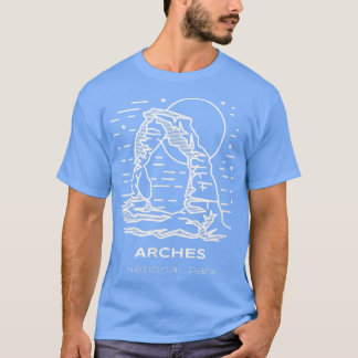 T-shirt Randonnée dans le parc national des Meilleures Arc