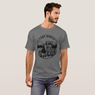 T-shirt Randonnée de chemise de camping je déteste des