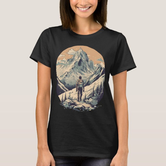 T-shirt Randonnée de montagne (Devant)