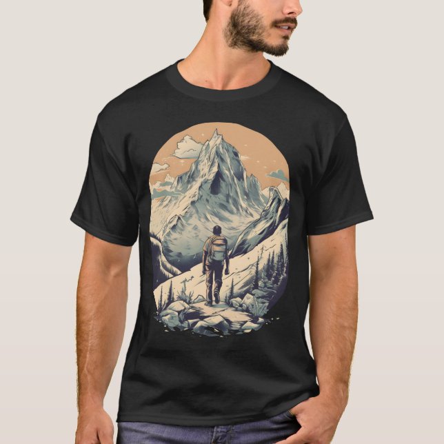 T-shirt Randonnée de montagne (Devant)