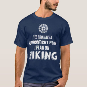 T-shirt Randonnée du régime de retraite des randonnées