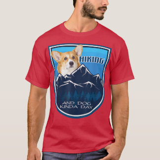 T-shirt Randonnée et chien Kinda Day Corgi