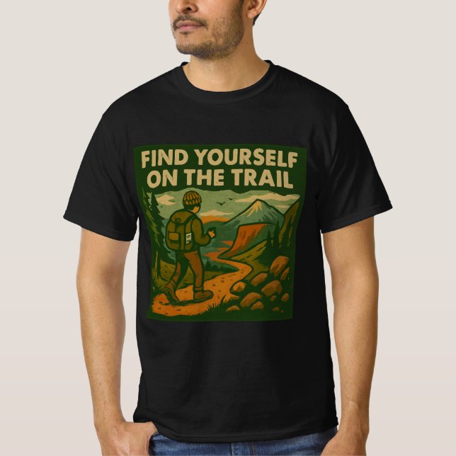 T-shirt Randonnée et nature rétro (Devant)