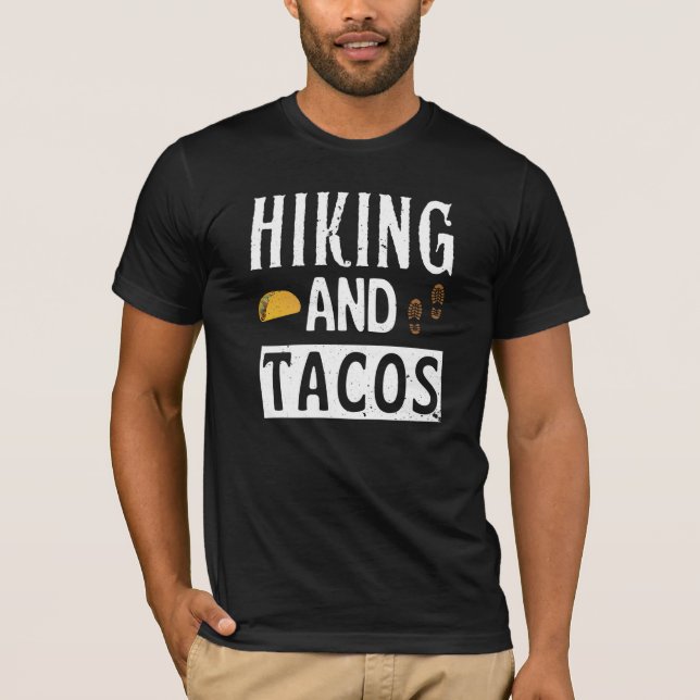 T-shirt Randonnée Et Tacos Drôle Tacos (Devant)