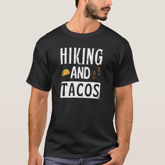 T-shirt Randonnée Et Tacos Drôle Tacos (Devant)