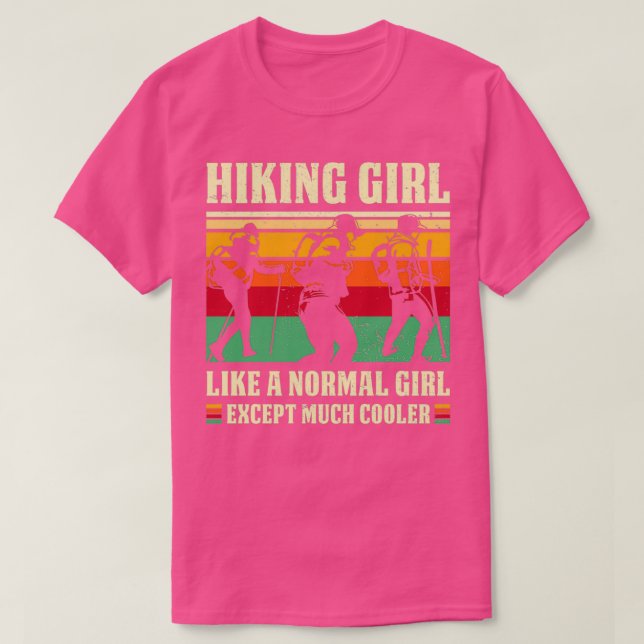 T-shirt Randonnée fille Randonnée Lover Hiker fille Randon (Design devant)