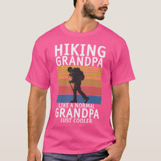 T-shirt Randonnée Grand-Père Comme Un Grand-Père Normal Ju