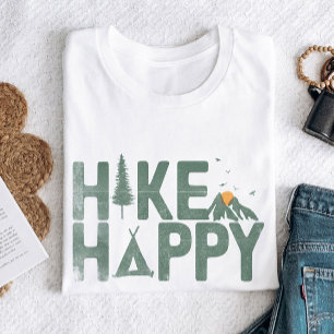 T-shirt Randonnée Happy Camper Hiker Famille de Randonnées