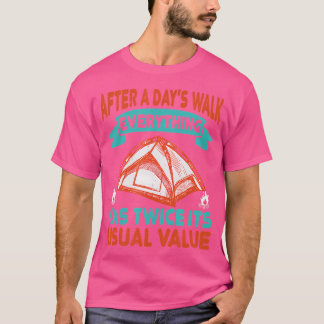T-shirt Randonnée Inspirationnelle Et Randonnée En Plein A
