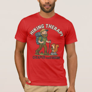 T-shirt Randonnée Is My Therapy - Drôle Extérieur Aventure