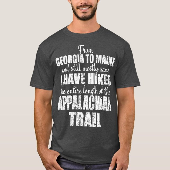 T-shirt Randonnée Le Sentier Des Appalaches Célébrent (Devant)