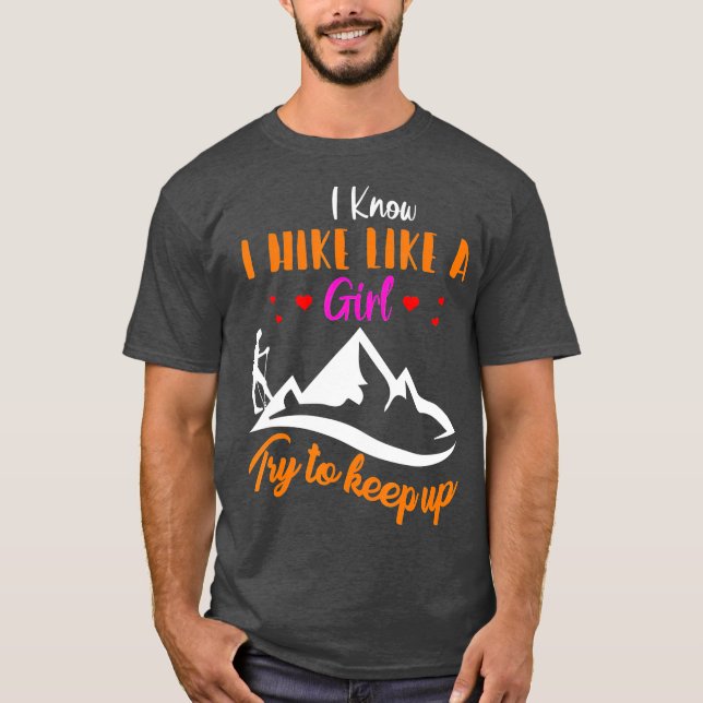 T-shirt Randonnée Lover Je Sais Que Je Marche Comme Une Fi (Devant)