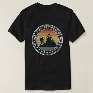 T-shirt Randonnée Mon Régime De Retraite Est Drôle