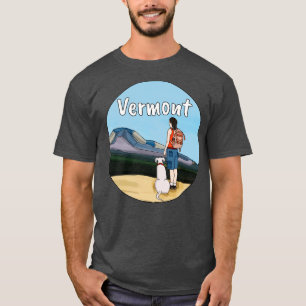 T-shirt Randonnée mont Vermont