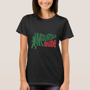 T-shirt Randonnée Montagne Bigfoot Type Sasquatch Rock Hom