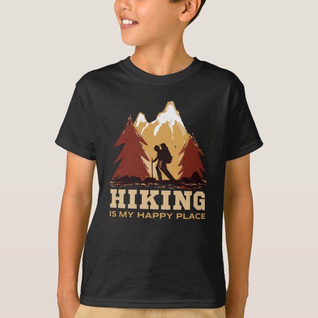 T-shirt Randonnée Montagne Extérieur Randonnée Camping Nat (Devant)