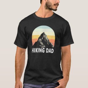 T-shirt Randonnée papa Mountain Sunset Circle Rainbow Out