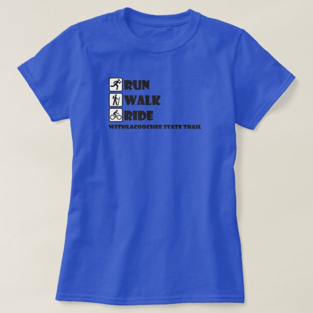 T-shirt Randonnée pédestre sur le sentier d'état de Withla (Design devant)