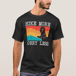 T-shirt Randonnée Plus Inquiète Moins Anglais Toy Spaniel 