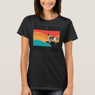 T-shirt Randonnée Plus Inquiète Moins Irlandais Rouge Blan