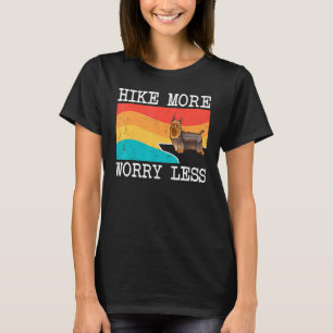 T-shirt Randonnée Plus Inquiéter Moins Terrier Soyeux Grap