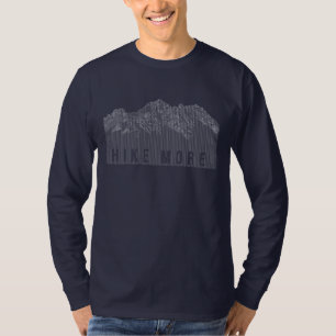 T-shirt Randonnée Plus Montagnes Blanc