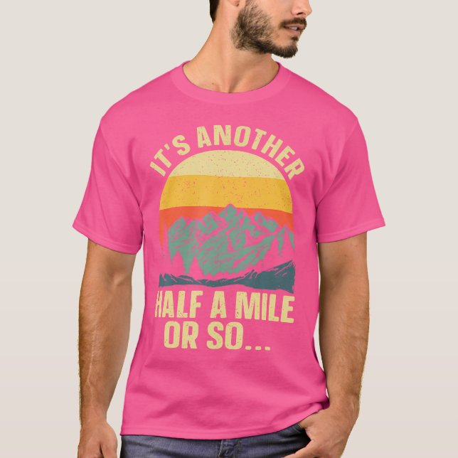 T-shirt Randonnée Pour Hommes Femmes Camping Backpacking M (Devant)