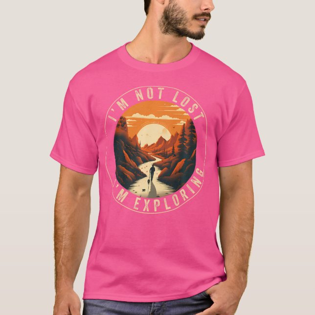 T-shirt Randonnée Pour Hommes Femmes Nature Extérieur Funn (Devant)