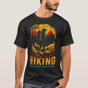 T-shirt Randonnée Quand les pierres deviennent vos meilleu
