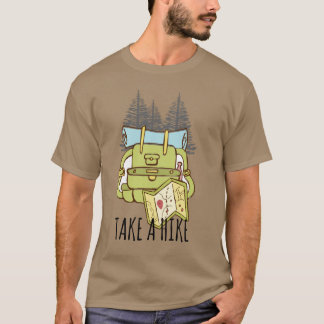 T-shirt Randonnée Randonnée Camping Nature Backpacking