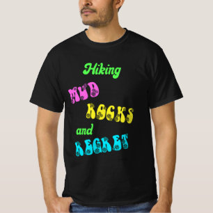 T-shirt Randonnée Rétro Boue Rochers et Regret