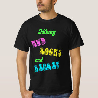 T-shirt Randonnée Rétro Boue Rochers et Regret 