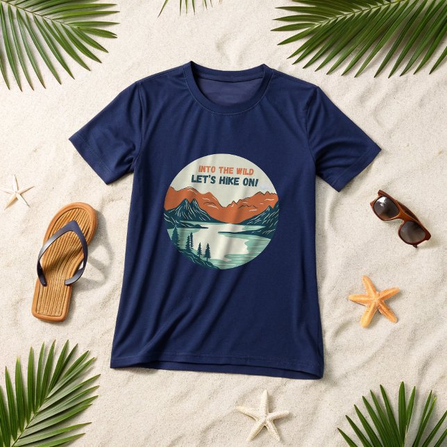 T-shirt Randonnée sauvage - Montagne Vintage (Créateur téléchargé)