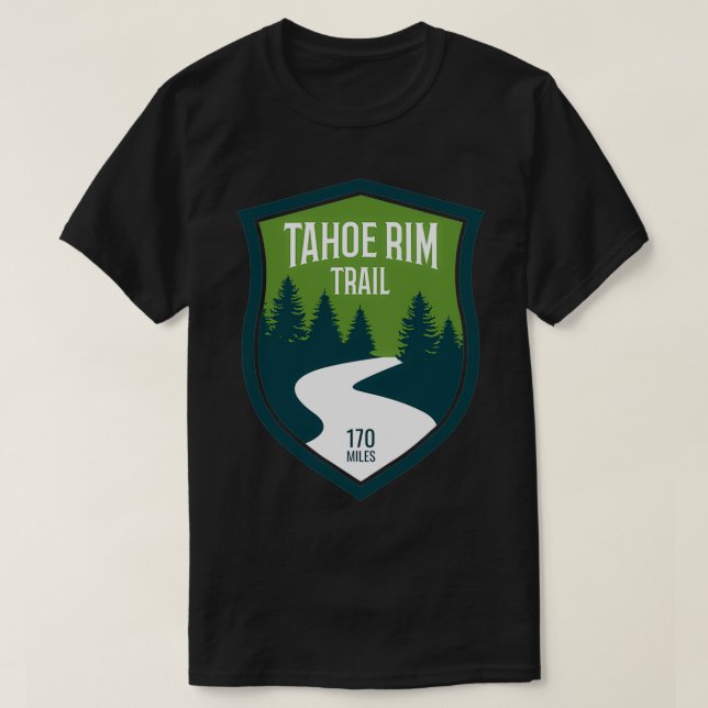 T-shirt Randonnée Sierra Nevada Tahoe Rim Hiker Pullove (Design devant)