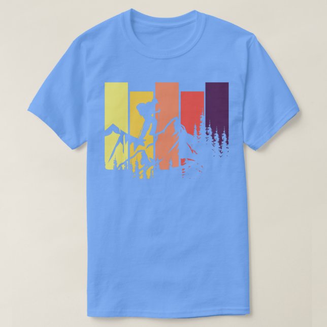 T-shirt Randonnée Trailblazer Mountain Climber Escalade (Design devant)