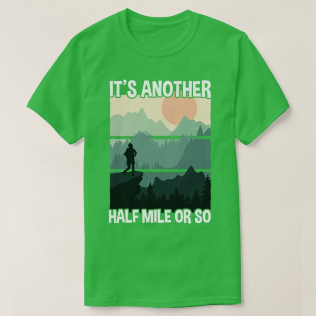 T-shirt Randonnée Un Autre Kilomètre (Design devant)